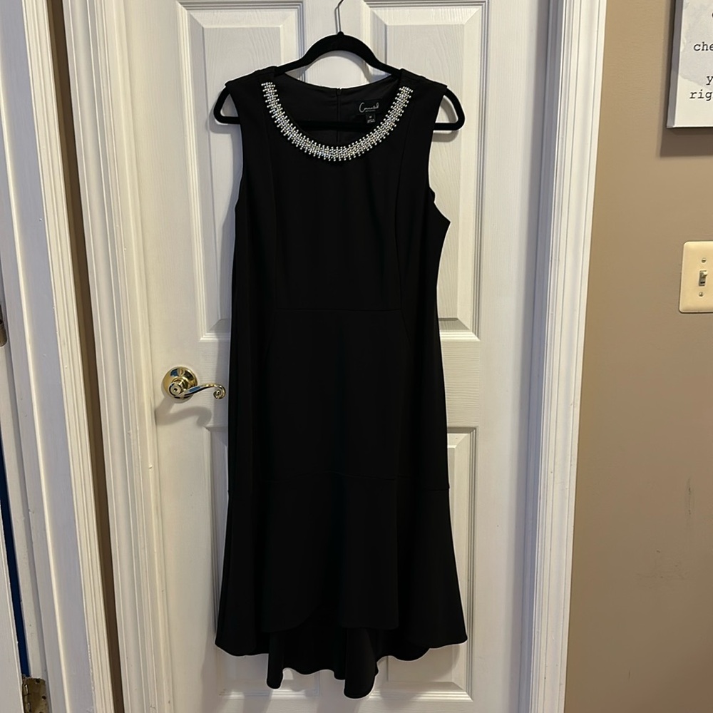 Black Dress with Beautiful Neckline